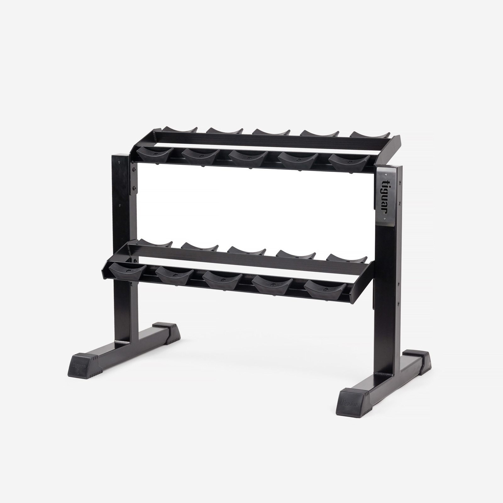 tiguar modular rack for dumbbells with caps