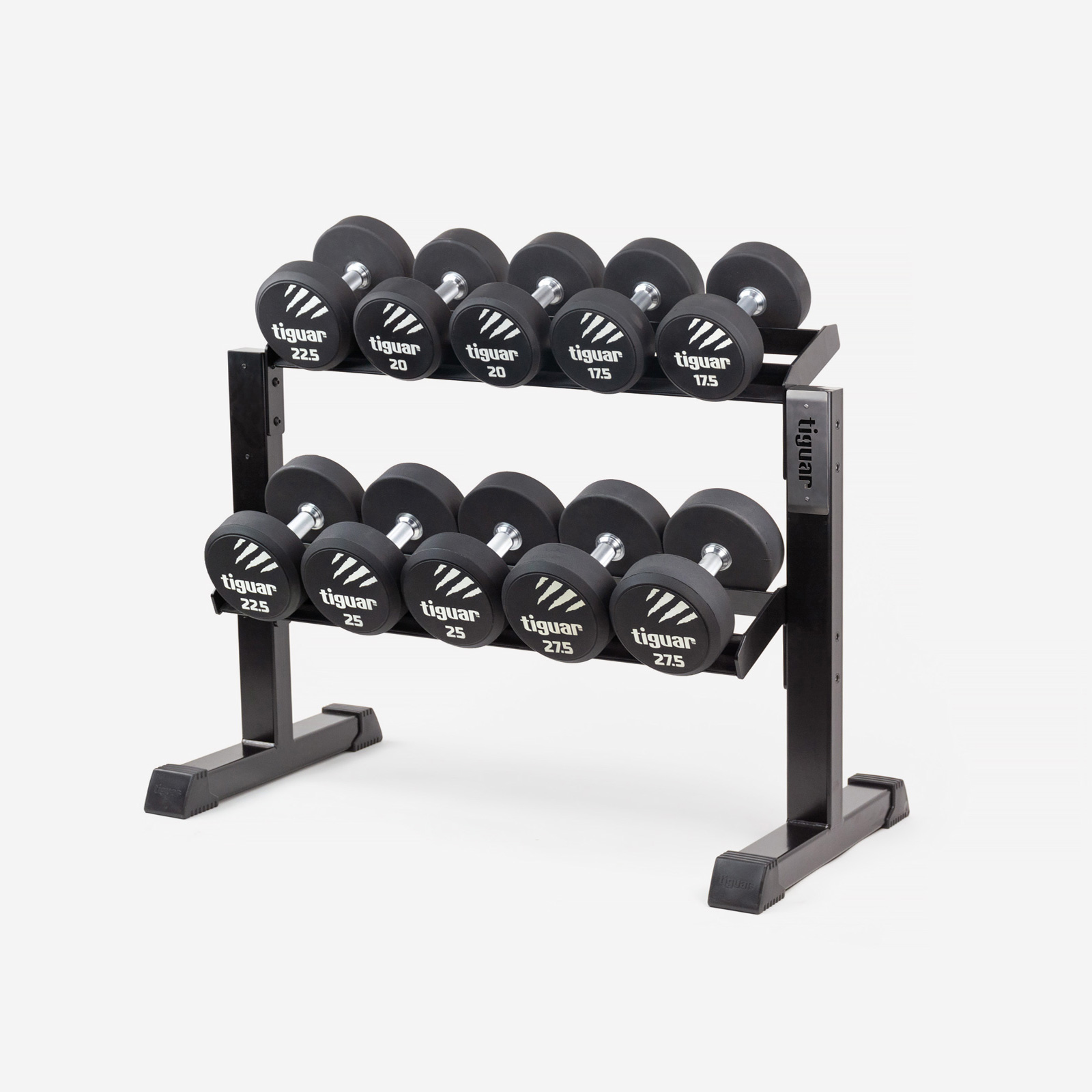 tiguar modular rack for dumbbells without caps